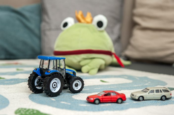 Kleiner Einblick in die Räume und das Material der logopädischen Praxis.